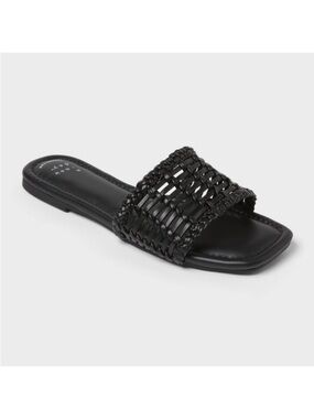 Women's Asha Sandals with Memory Foam Insole - A New
Day™ Black new 🆕